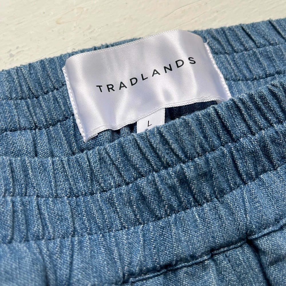 Tradlands Light Blue Denim Jogger Pants